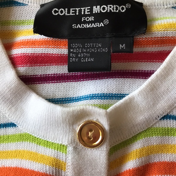 Beautiful Multi-Colors 2 Piece Sweater Set by Colette Mordo for Sadimara - Picture 7 of 8